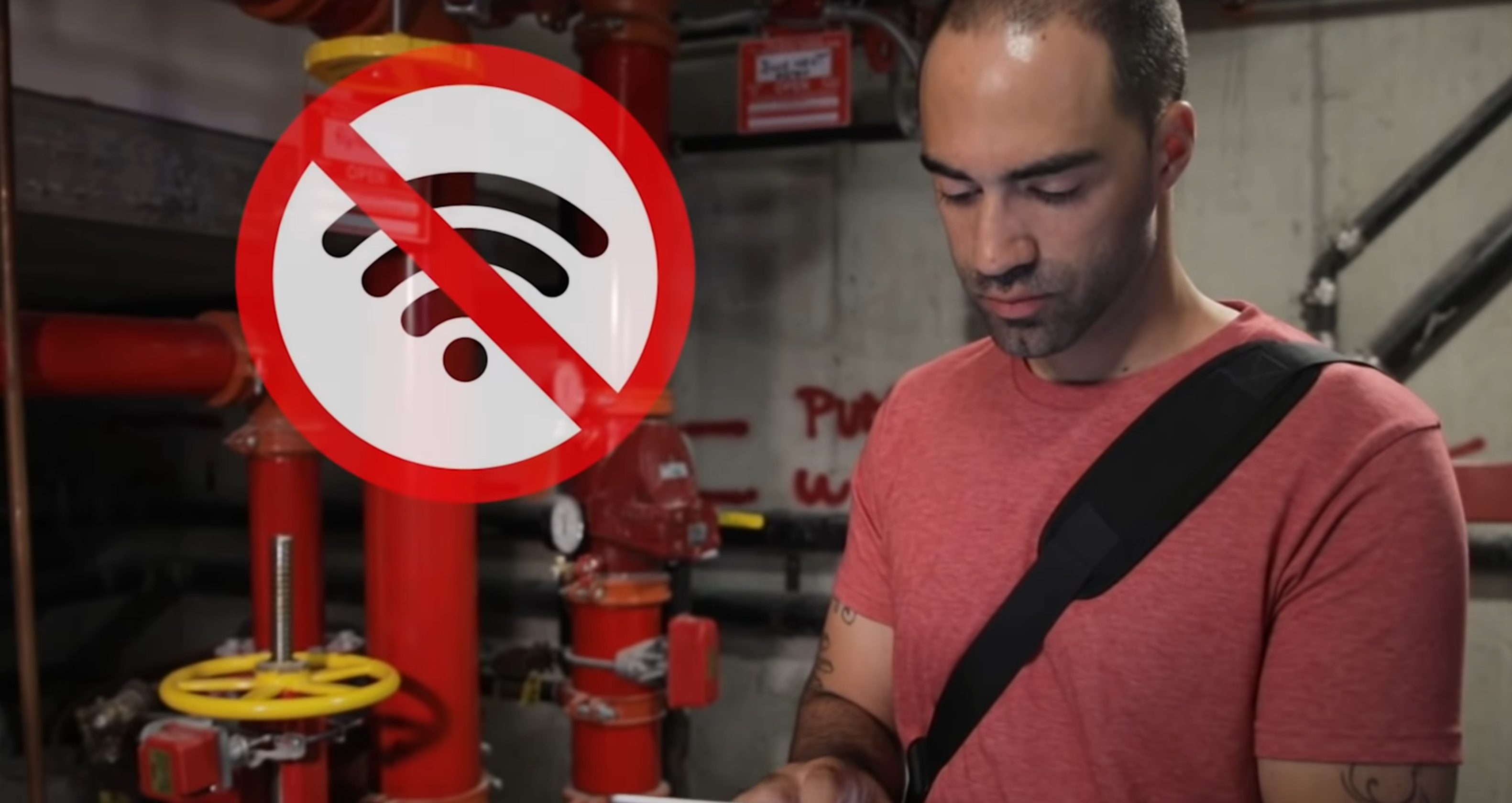 Fire alarm inspection.